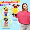 4E’s Novelty 8 Pack Multicultural Hand Puppets for Kids with Movable Mouth—Soft Plush for Puppet Show Theater